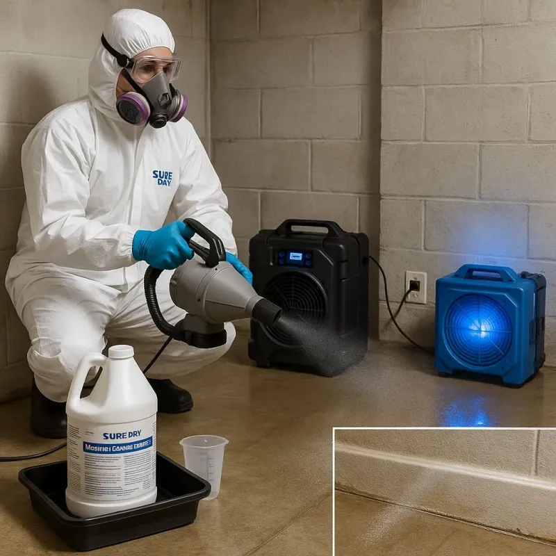 Sanitization and Odor Removal process in Iona, FL